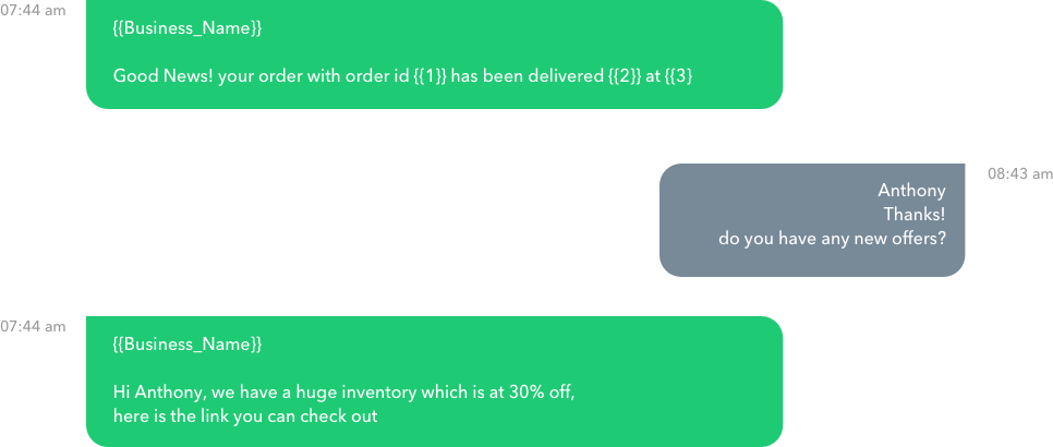 Visão geral da WhatsApp API para empresas