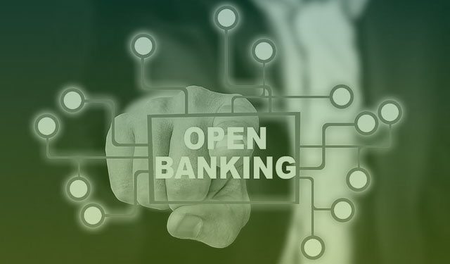 Imagem com holograma open banking
