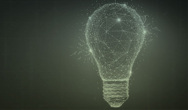 Imagem de uma lâmpada ilustrando inteligencia artificial