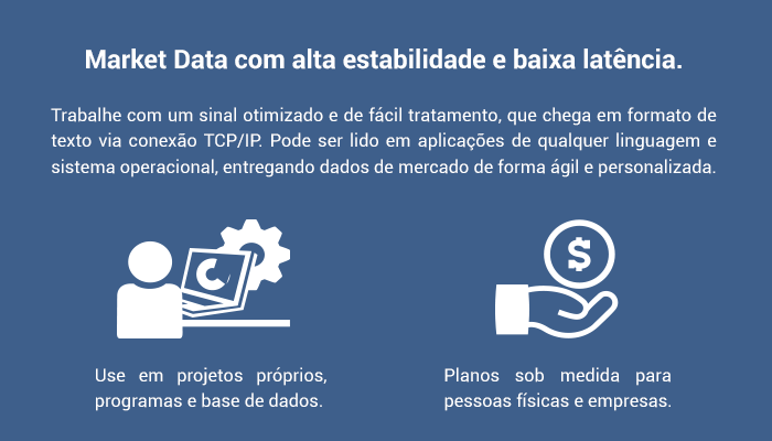 Banner de divulgação de Market Data