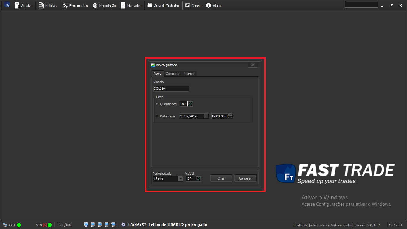 Como operar no Gráfico pelo Simulador Fast Trade - 6