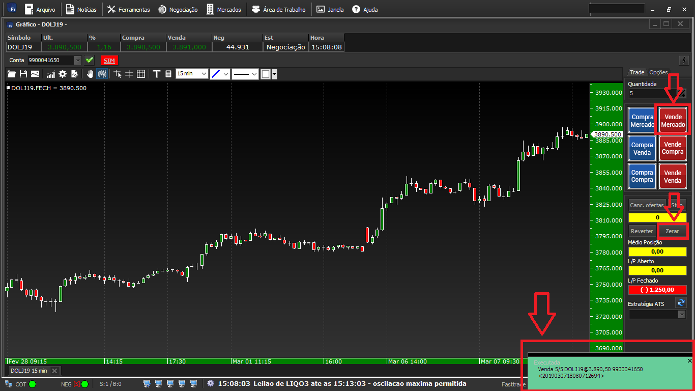 Como operar no Gráfico pelo Simulador Fast Trade - 15