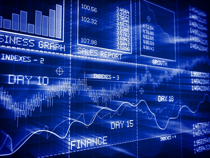 Tela exibindo gráficos e dados com diferentes formatações