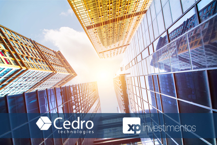Banner da CEDRO Tecnologia e XP investimentos